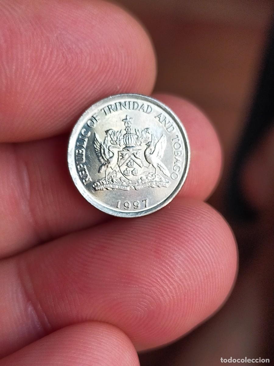 Monedas antiguas de Am&eacute;rica: MONEDA DE 10 DIEZ CENTS CENTAVOS CENTIMOS TRINIDAD Y TOBAGO 1997 EXCELENTE CONSERVACION