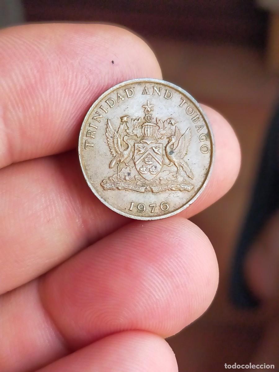 Monedas antiguas de Am&eacute;rica: MONEDA DE 5 CINCO CENTS CENTAVOS CENTIMOS TRINIDAD Y TOBAGO 1976 MUY BUENA CONSERVACION