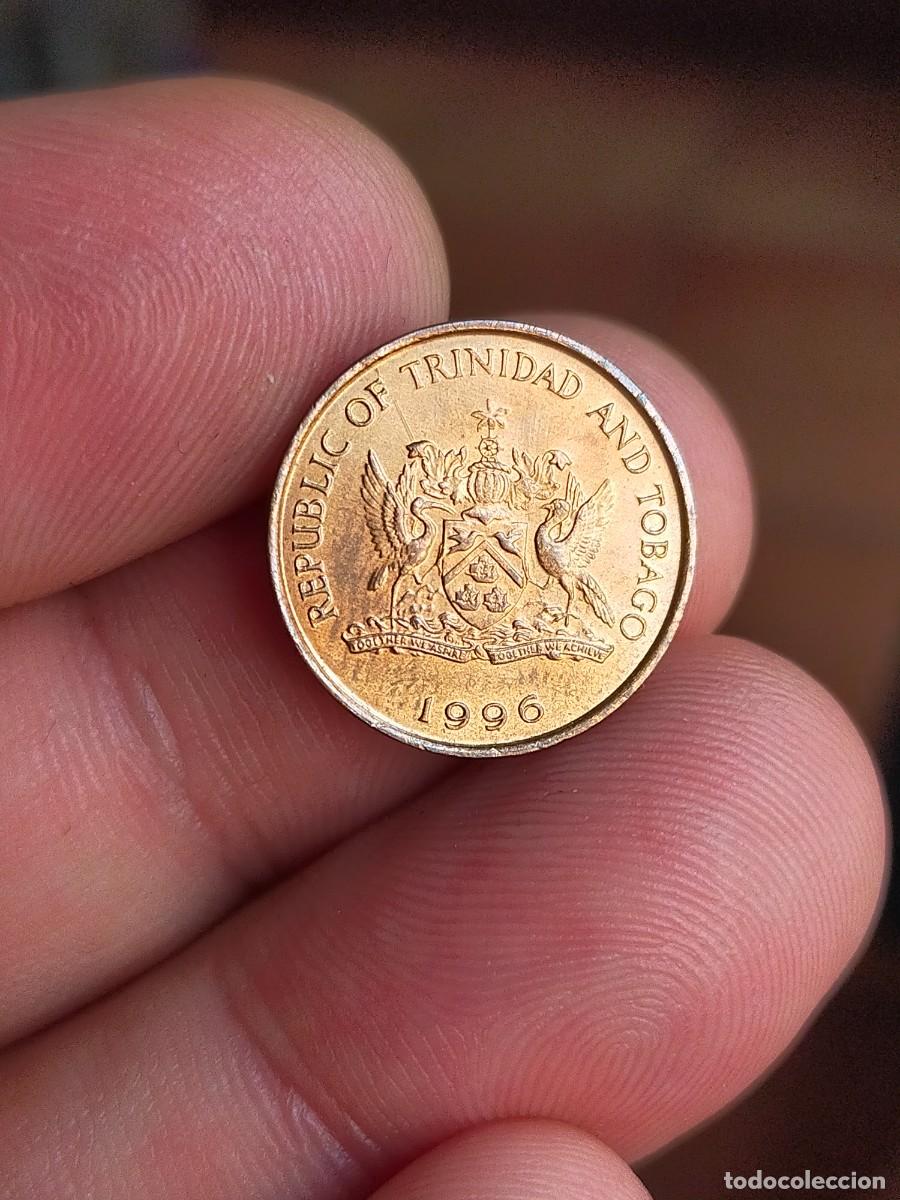 Monedas antiguas de Am&eacute;rica: MONEDA DE 1 UN CENT CENTAVO CENTIMO TRINIDAD Y TOBAGO 1996 MUY BUENA CONSERVACION