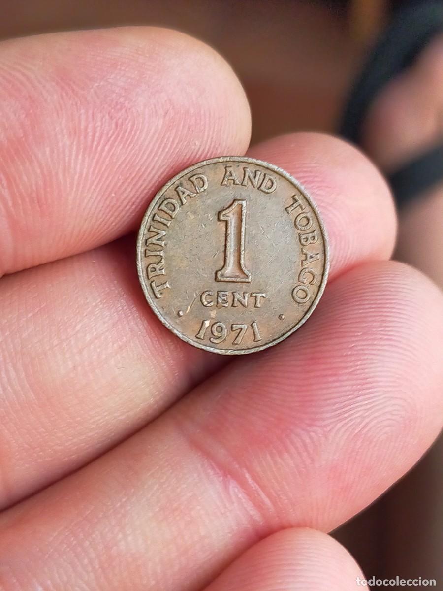 Monedas antiguas de Am&eacute;rica: MONEDA DE 1 UN CENT CENTAVO CENTIMO TRINIDAD Y TOBAGO 1971 MUY BUENA CONSERVACION