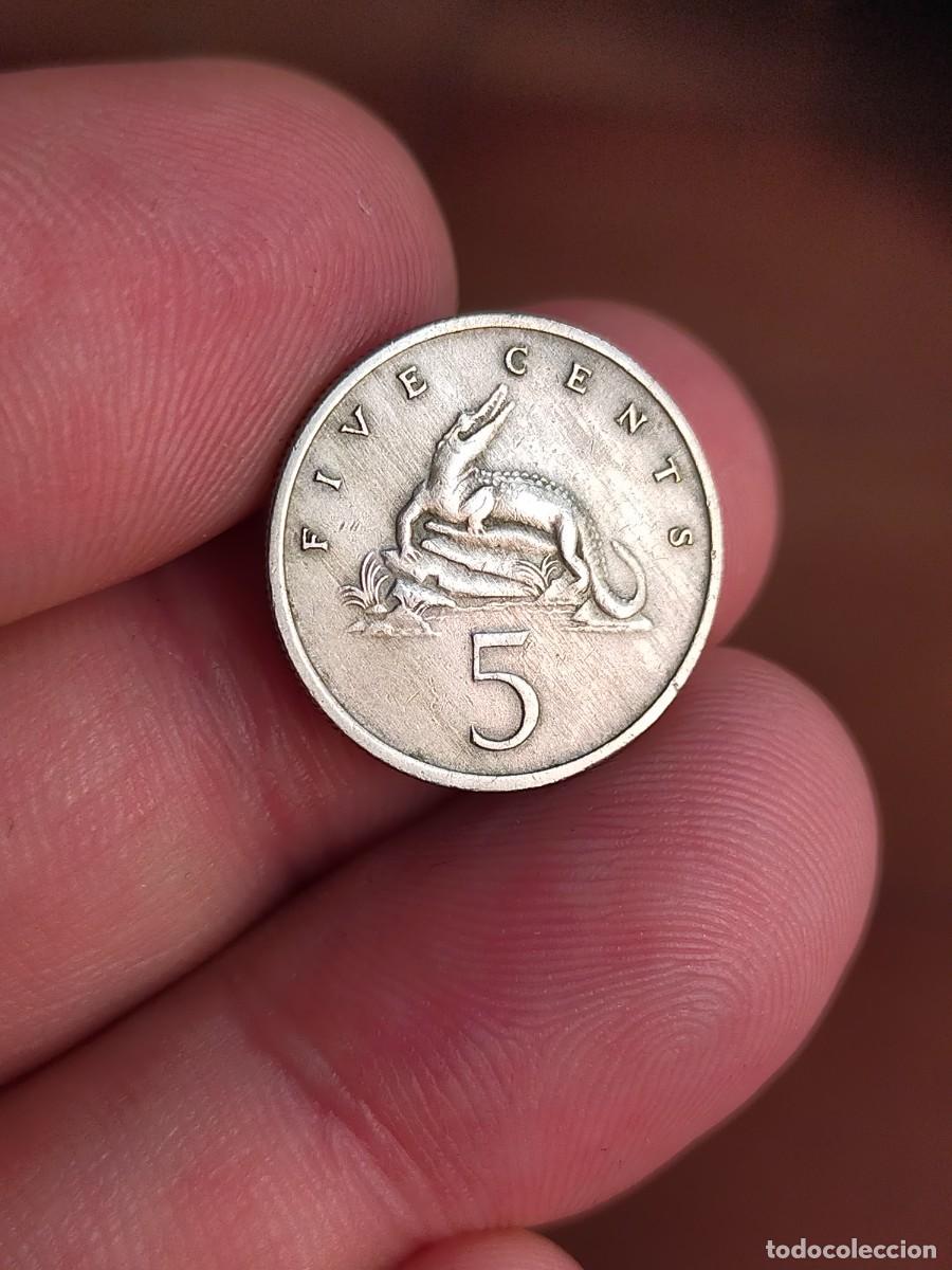 Monedas antiguas de Am&eacute;rica: MONEDA DE 5 CINCO CENTS CENTAVOS CENTIMOS JAMAICA 1969 MUY BUENA CONSERVACION