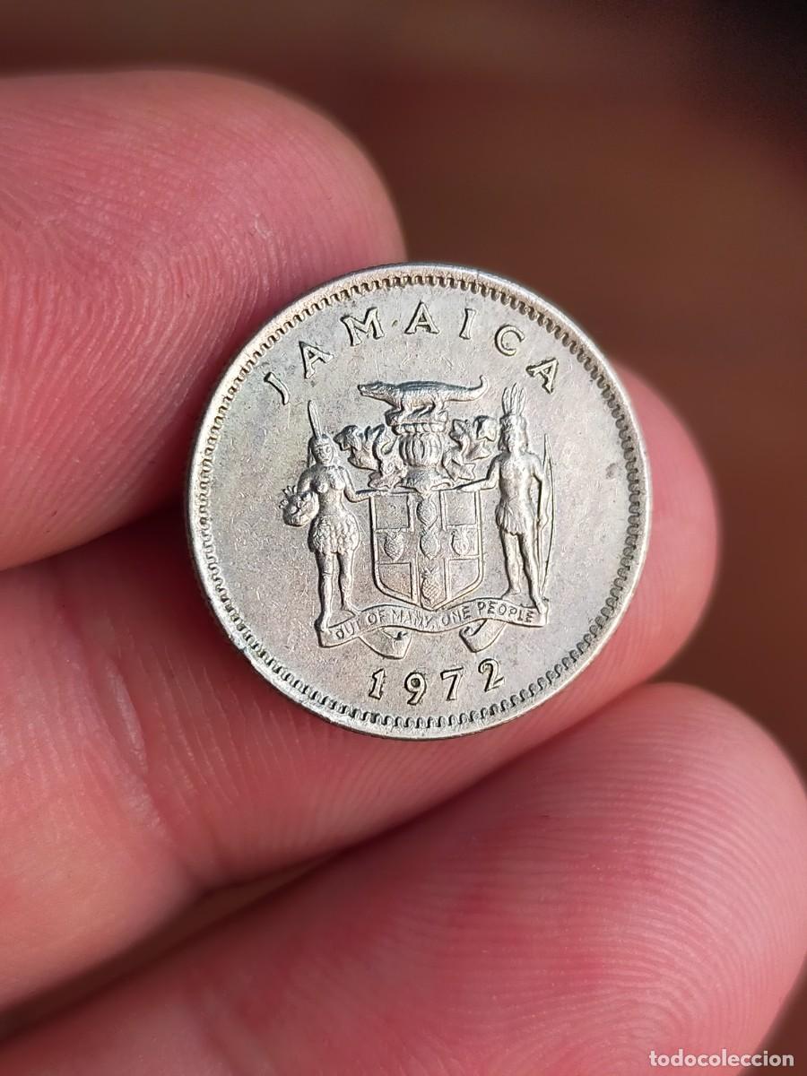 Monedas antiguas de Am&eacute;rica: MONEDA DE 5 CINCO CENTS CENTAVOS CENTIMOS JAMAICA 1972 MUY BUENA CONSERVACION