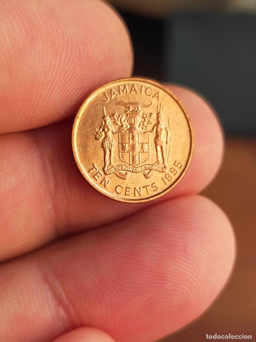 Monedas antiguas de Am&eacute;rica: MONEDA DE 10 DIEZ CENTS CENTAVOS CENTIMOS JAMAICA 1995 MUY BUENA CONSERVACION