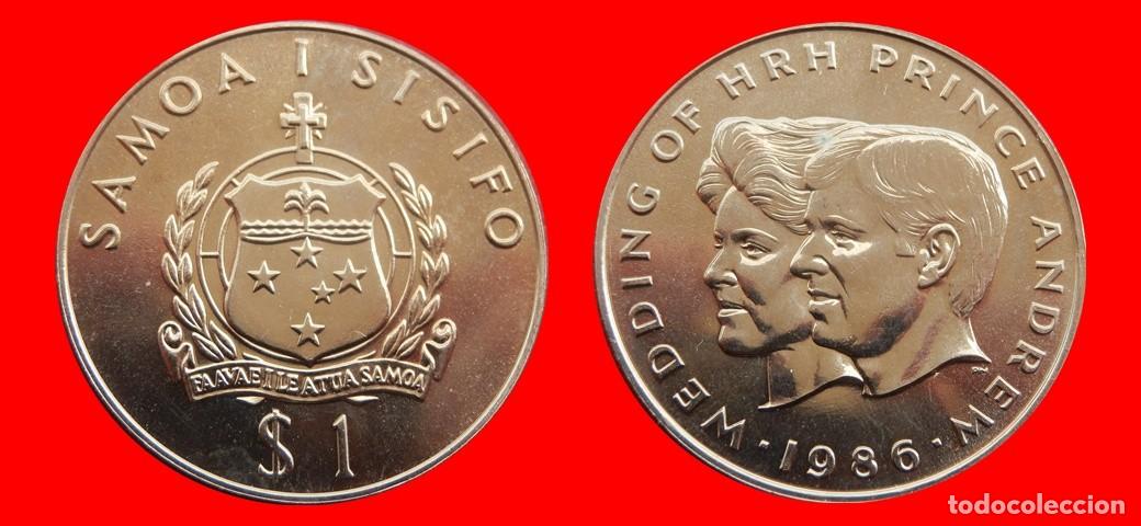 Monedas antiguas de Am&eacute;rica: 1 DOLAR 1986 SIN CIRCULAR SAMOA-9090SC