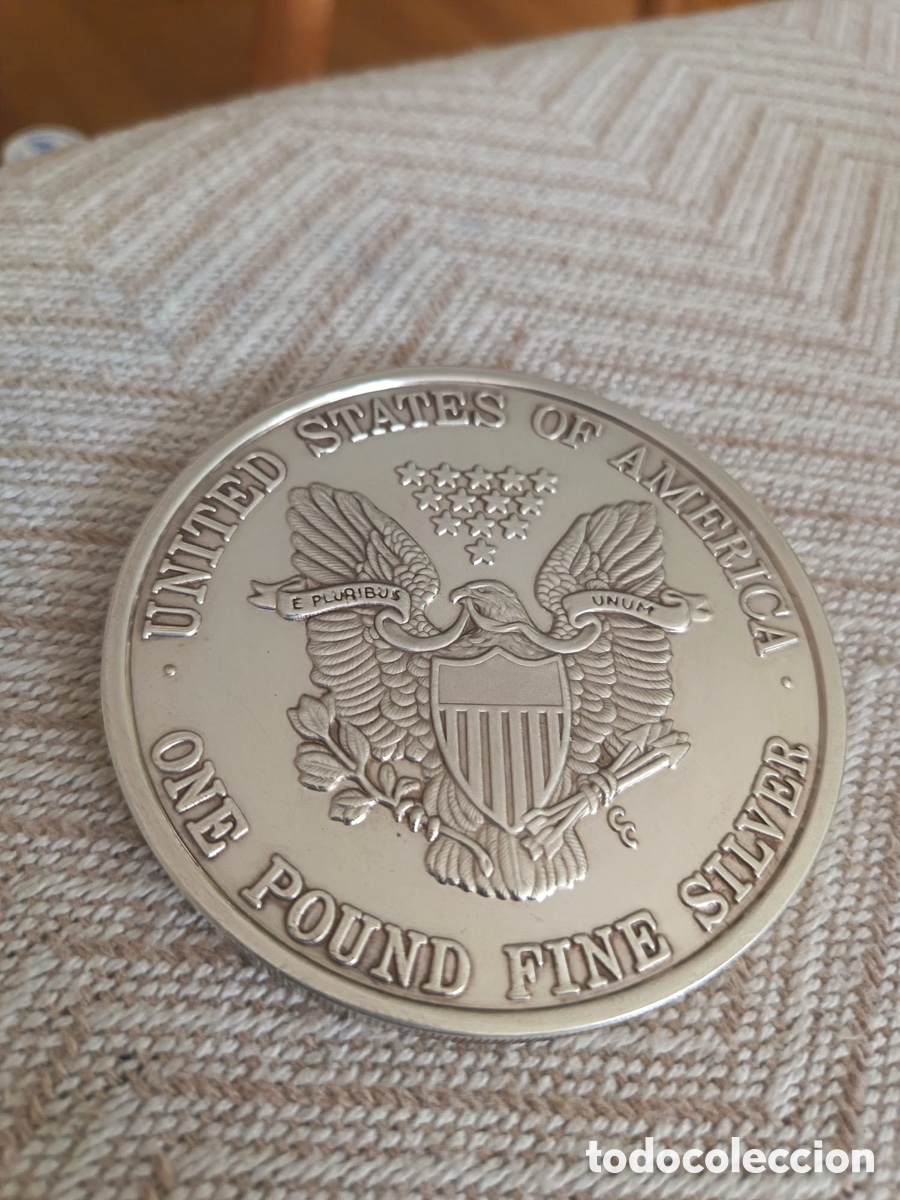 Monedas antiguas de Am&eacute;rica: 12 ONZAS DE PLATA 999