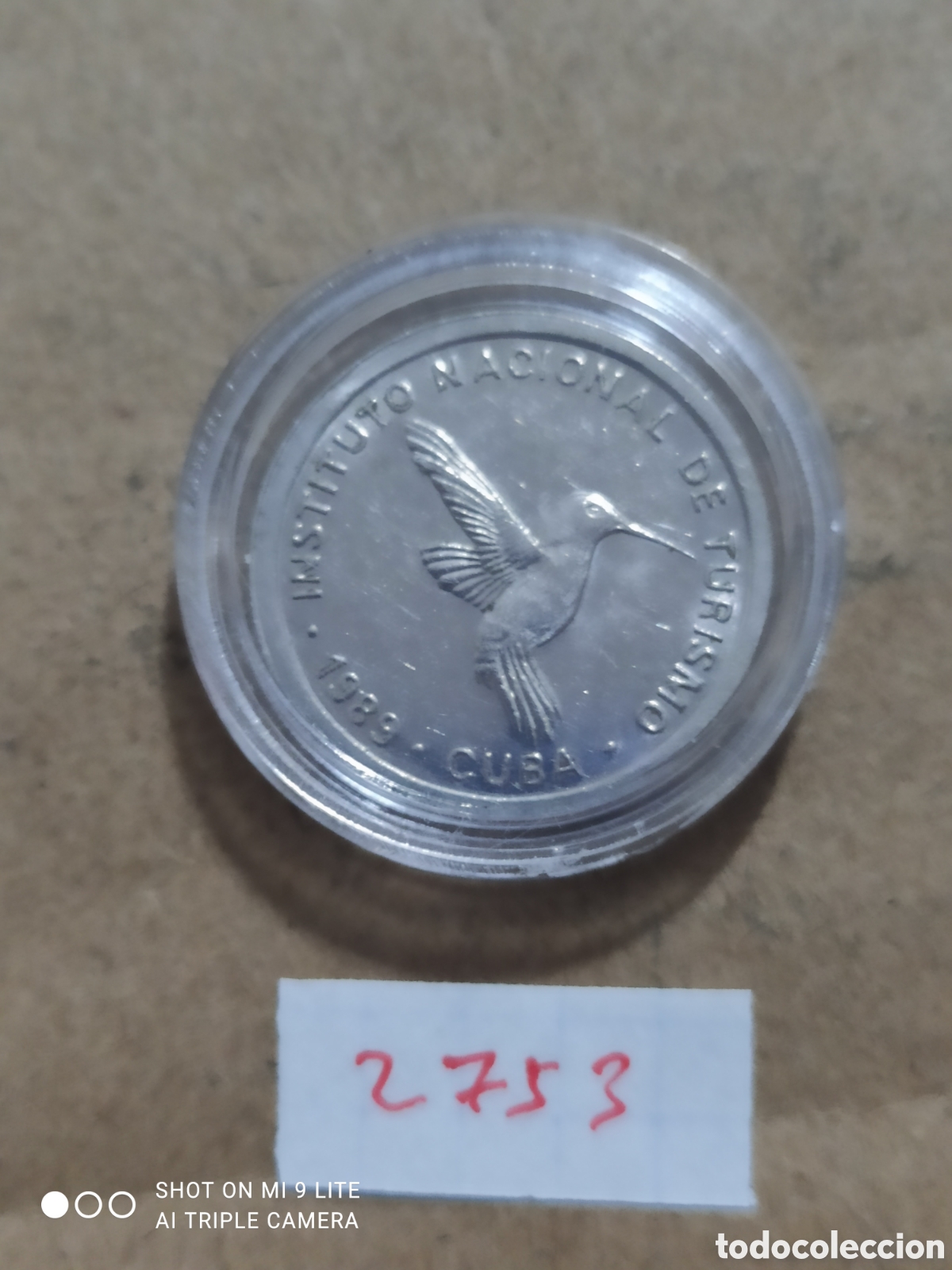 Monedas antiguas de Am&eacute;rica: 10 centavos de cuba 1989