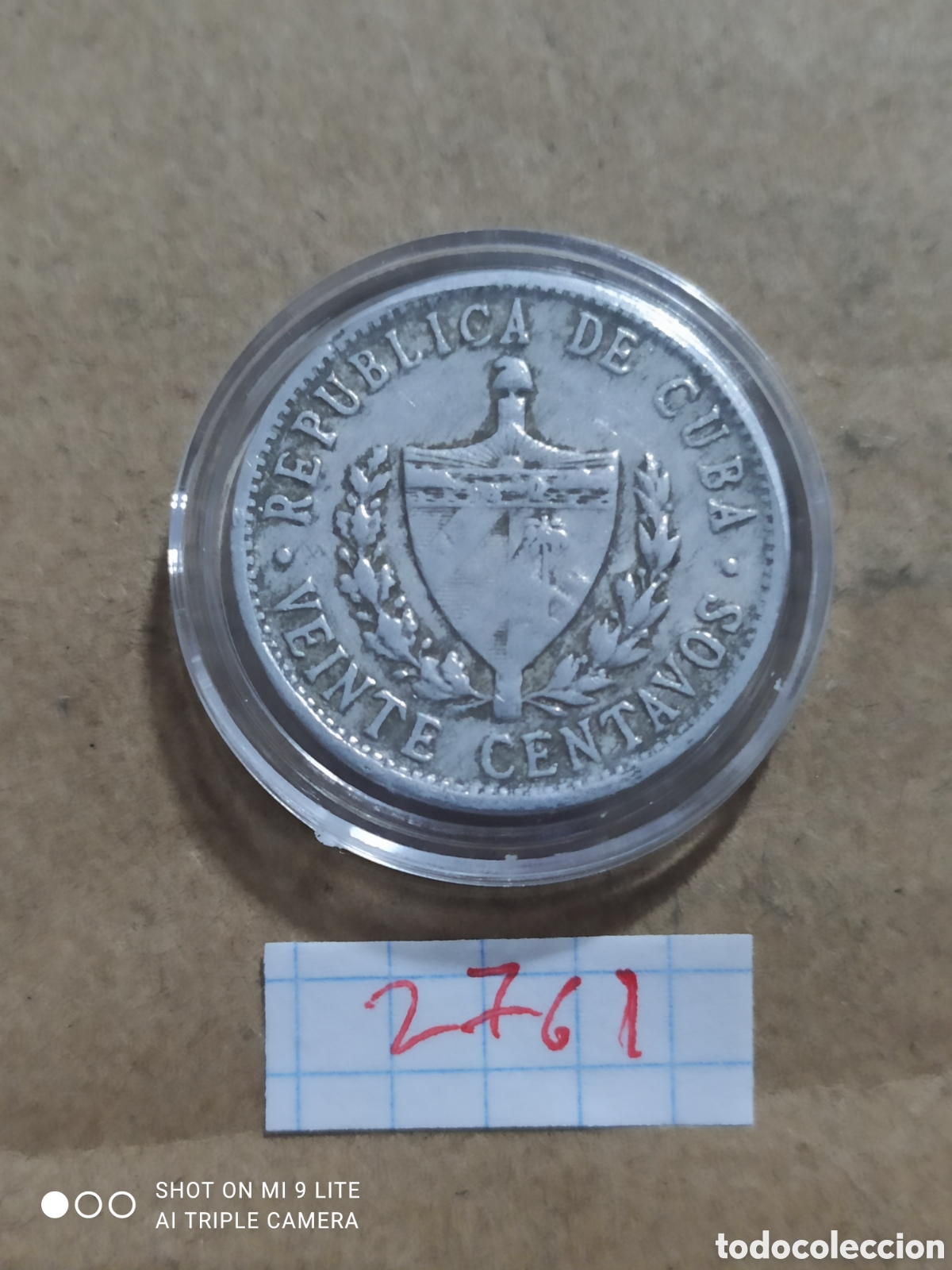 Monedas antiguas de Am&eacute;rica: 5 centavos de cuba 1968