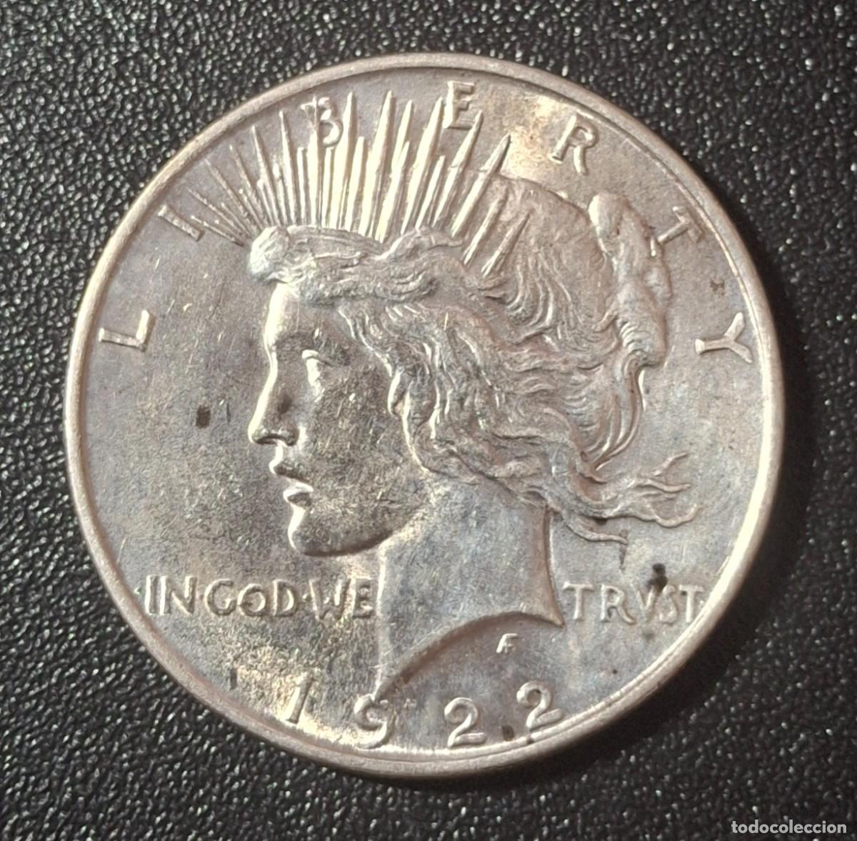 Monedas antiguas de Am&eacute;rica: Estados Unidos 1 D&oacute;lar Liberty 1922 (MBC+)