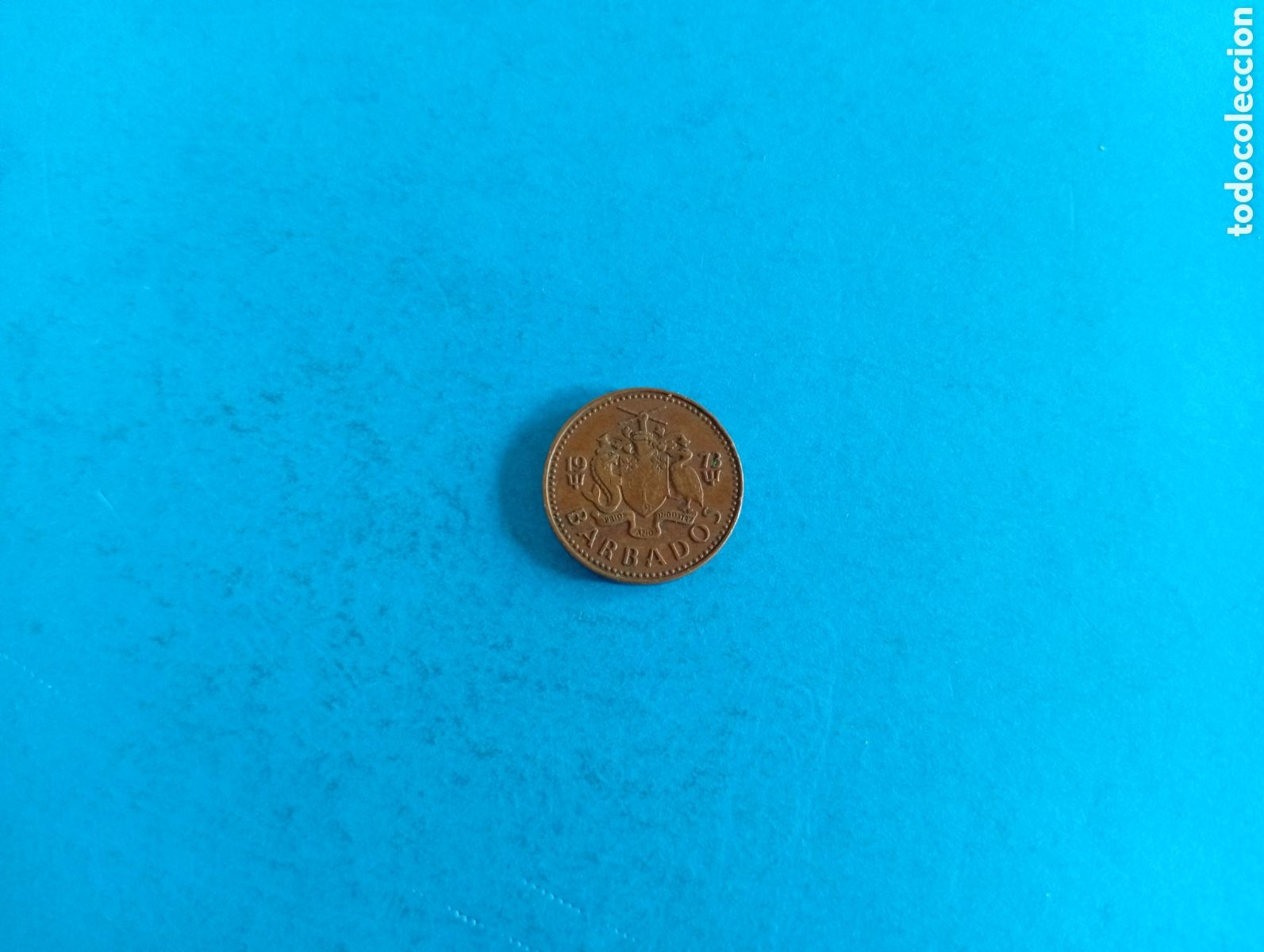 Monedas antiguas de Am&eacute;rica: 1 cent de Barbados 1973 - Foto 2