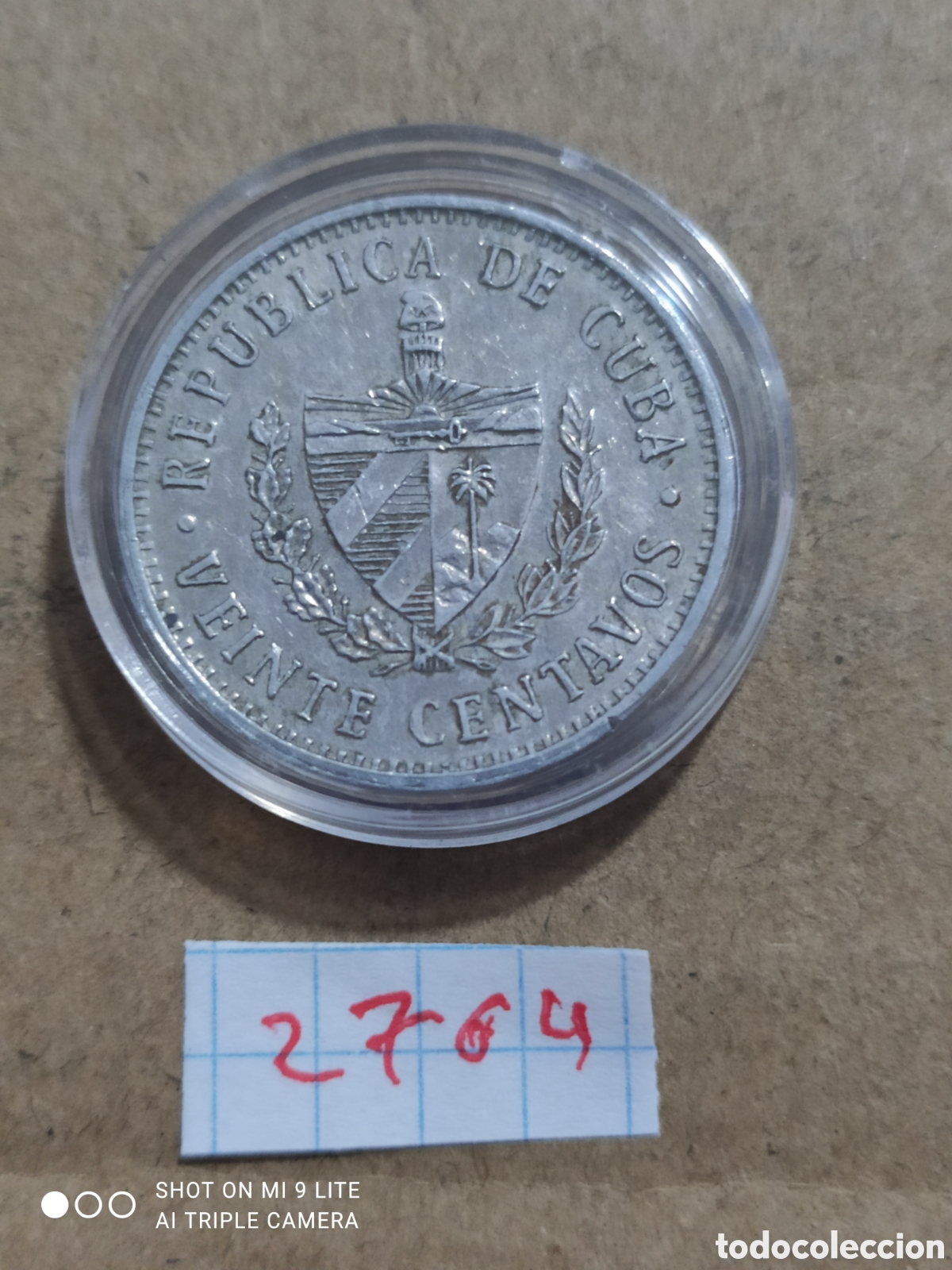 Monedas antiguas de Am&eacute;rica: 20 centavos de cuba 2002