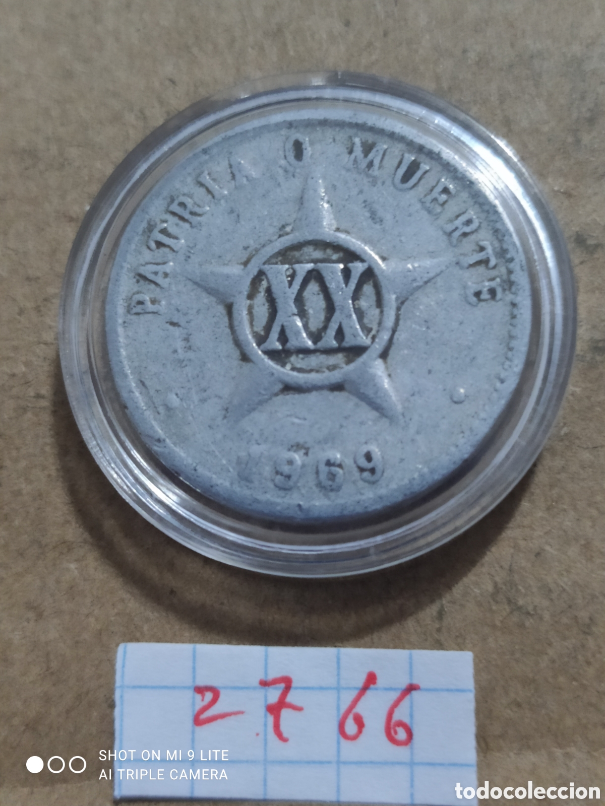 Monedas antiguas de Am&eacute;rica: 20 centavos de cuba 1969 - Foto 2