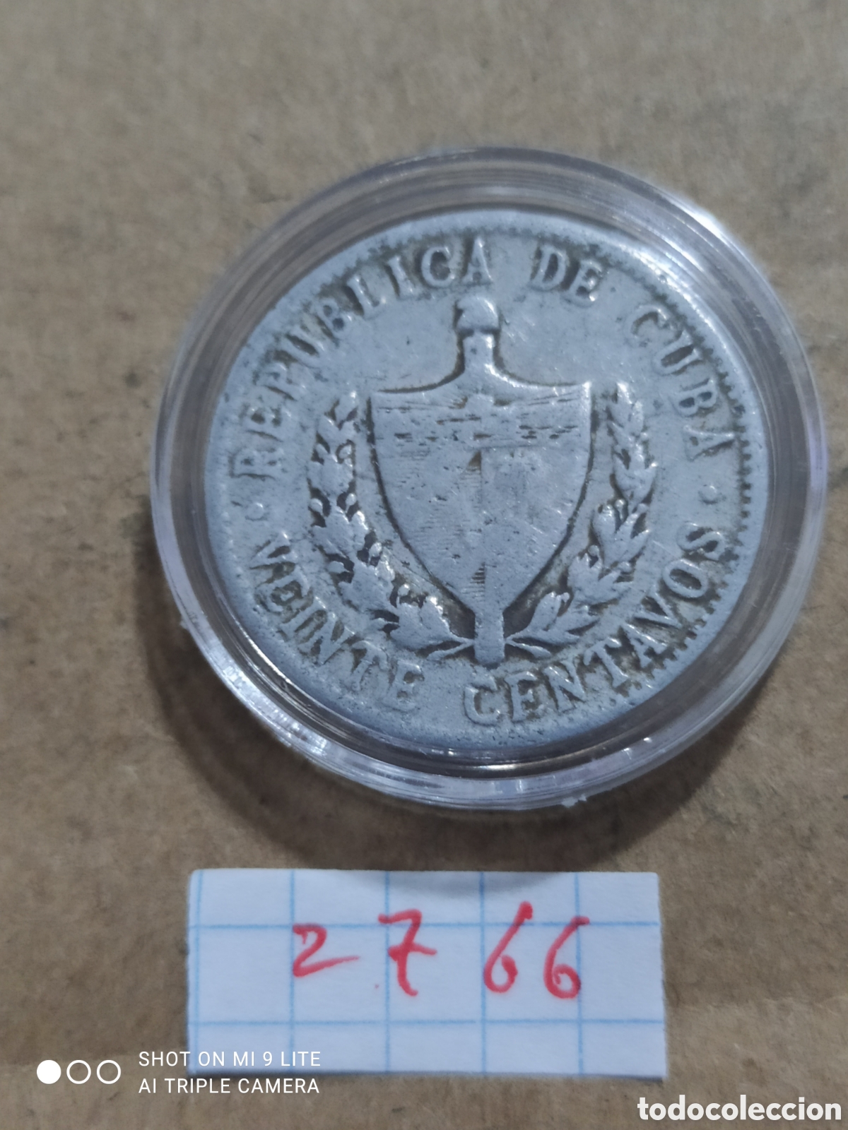 Monedas antiguas de Am&eacute;rica: 20 centavos de cuba 1969 - Foto 1