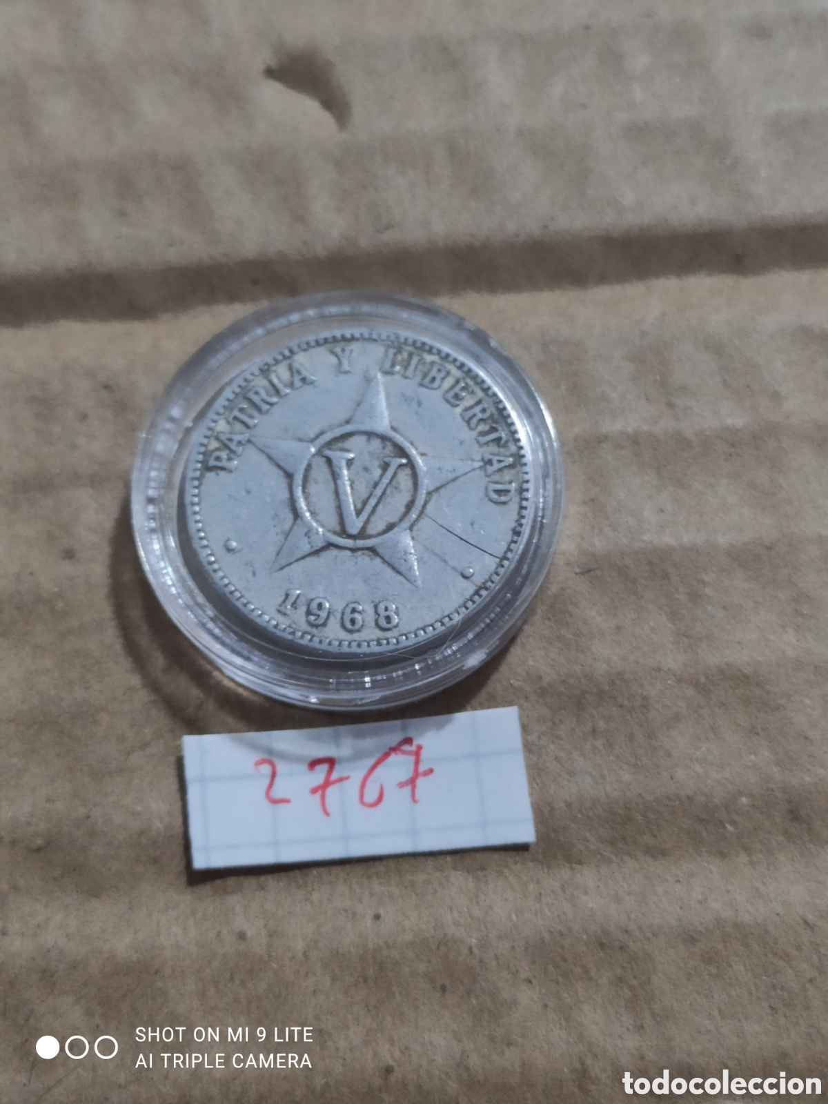 Monedas antiguas de Am&eacute;rica: 5 centavos de cuba 1968 - Foto 2