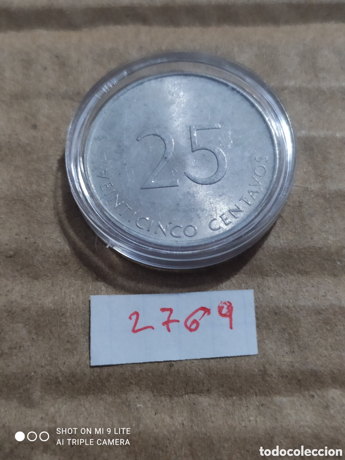 Monedas antiguas de Am&eacute;rica: 25 c&eacute;ntimos de cuba 1988 - Foto 2