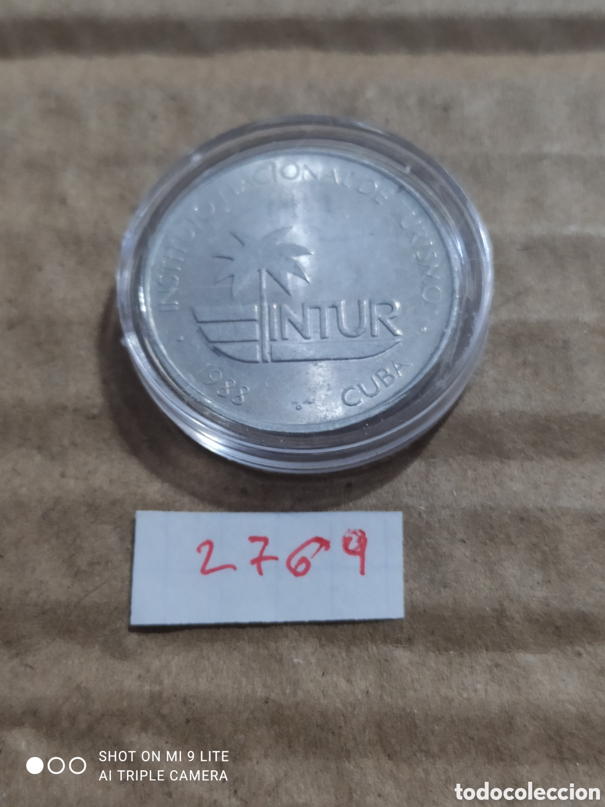 Monedas antiguas de Am&eacute;rica: 25 c&eacute;ntimos de cuba 1988 - Foto 1