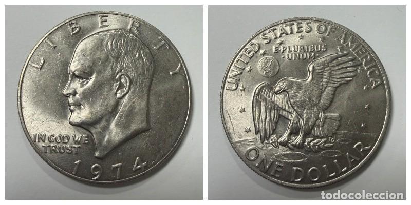 Monedas antiguas de Am&eacute;rica: MONEDA. U.S.A. 1 DOLAR. 1974. VER FOTOS