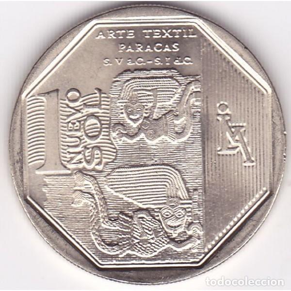 Monedas antiguas de Am&eacute;rica: PERU - 1 NUEVO SOL 2013 KM368 - Arte Textil Paracas