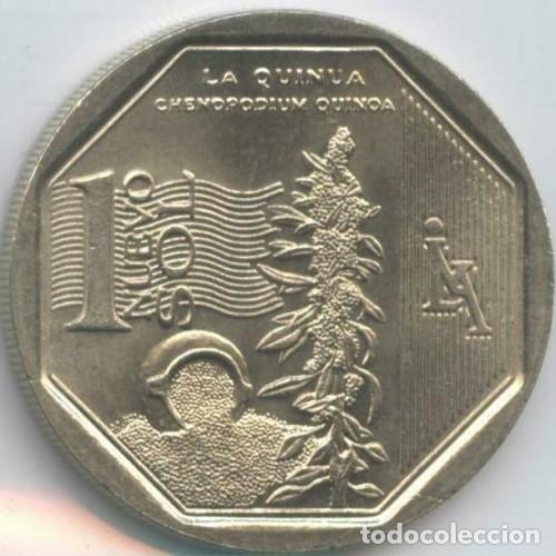 Monedas antiguas de Am&eacute;rica: PERU - 1 NUEVO SOL 2013 KM376 - Recursos naturales del Per&uacute;: Quinua