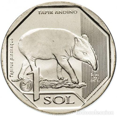 Monedas antiguas de Am&eacute;rica: PERU - 1 NUEVO SOL 2018 KM409 - Tapir Andino