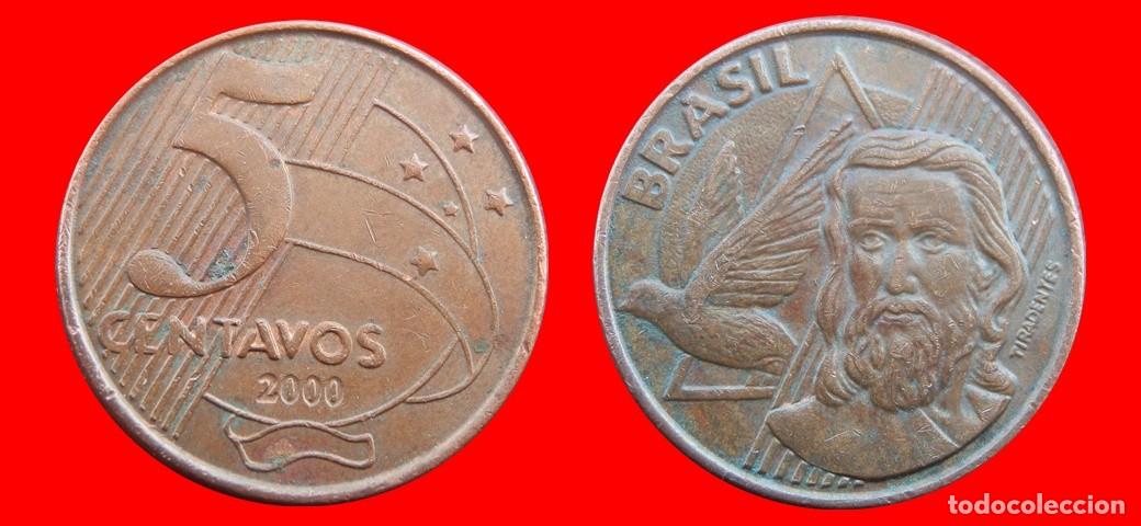 Monedas antiguas de Am&eacute;rica: 5 CENTAVOS 2000 BRASIL-150122