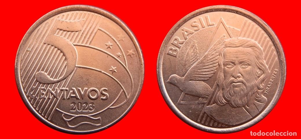 Monedas antiguas de Am&eacute;rica: 5 CENTAVOS 2023 BRASIL-150124