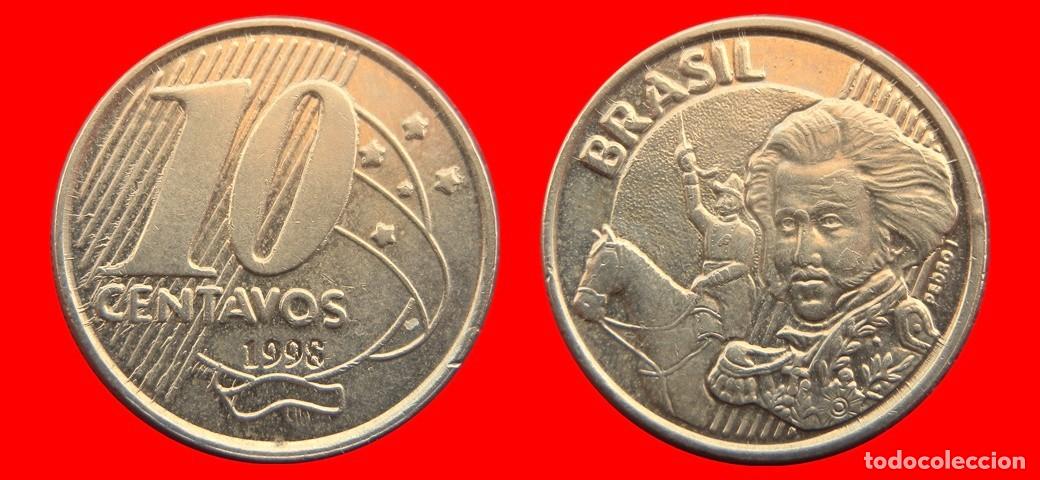 Monedas antiguas de Am&eacute;rica: 10 CENTAVOS 1998 BRASIL-150127