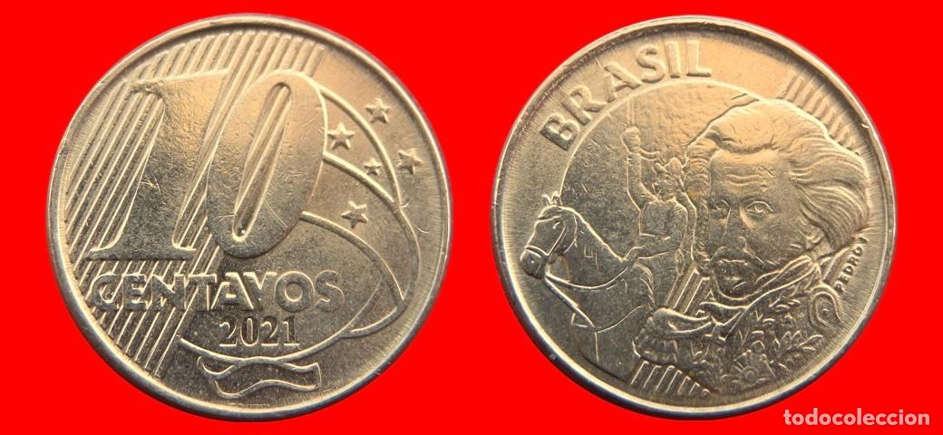Monedas antiguas de Am&eacute;rica: 10 CENTAVOS 2021 BRASIL-150128