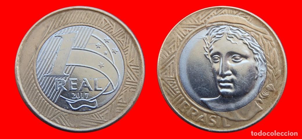 Monedas antiguas de Am&eacute;rica: 1 REAL 2017 BRASIL-150131