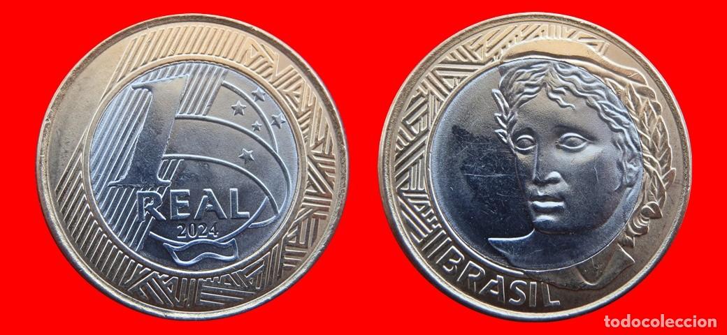 Monedas antiguas de Am&eacute;rica: 1 REAL 2024 BRASIL-150133