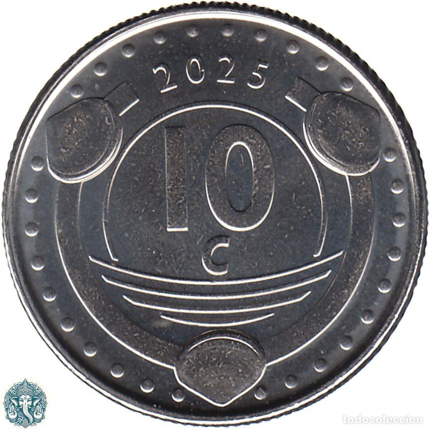 Monedas antiguas de Am&eacute;rica: SAN MART&Iacute;N 10 Centavos 2025 KM#- SINT MAARTEN