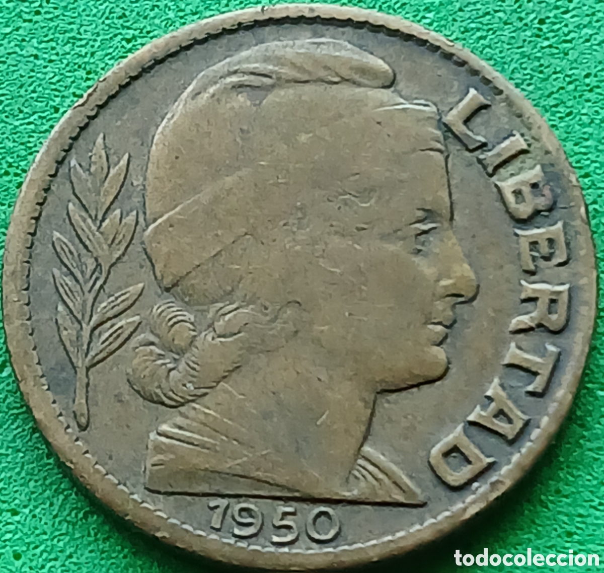 Monedas antiguas de Am&eacute;rica: Argentina 10 centavos 1950 km#41