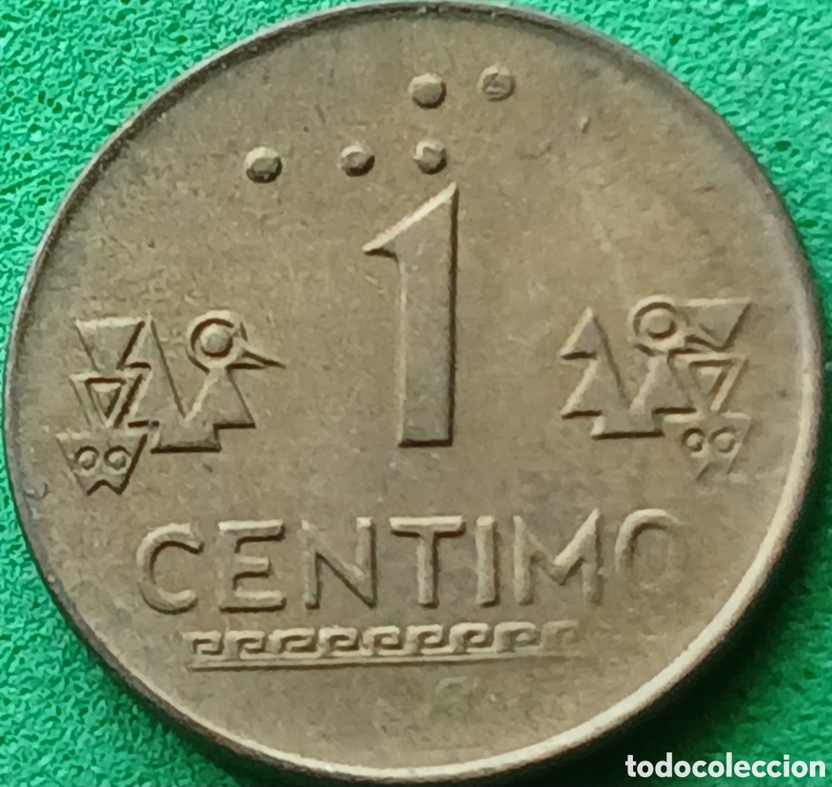 Monedas antiguas de Am&eacute;rica: Per&uacute; 1 centimo 1991 km#303