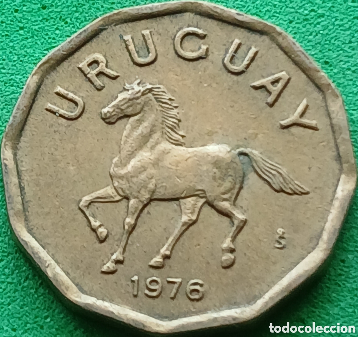 Monedas antiguas de Am&eacute;rica: Uruguay 10 centesimos 1976 km#66