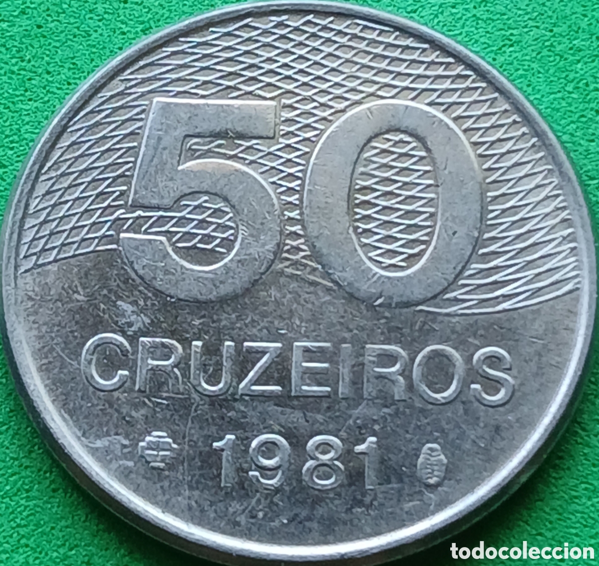 Alte M&uuml;nzen aus Amerika: Brasil 50 cruzeiros 1981 km#594.1