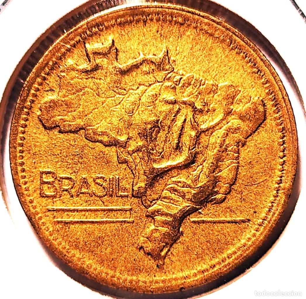 Monedas antiguas de Am&eacute;rica: BRASIL (1942-1986) - 2 CRUCEIROS 1950 - A - 7,40 GR. BRONCE DE ALUMINIO - DIAMETRO 25 mm - KM#559