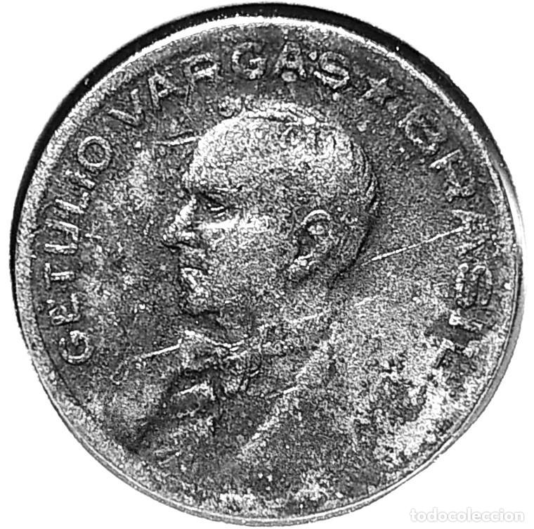 Monedas antiguas de Am&eacute;rica: BRASIL (1942-1986) - 10 CENTAVOS 1943 - GET&Uacute;LIO VARGAS - 2,88 GR. CUPRONIQUEL - DIAMETRO 17,22 mm