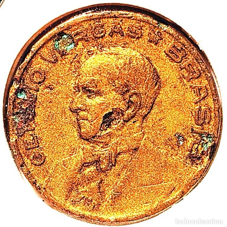 Monedas antiguas de Am&eacute;rica: BRASIL (1942-1986) - 10 CENTAVOS 1944 - GET&Uacute;LIO VARGAS - 2,97 GR. BRONCE DE ALUMINIO - DIAMETRO 17,2
