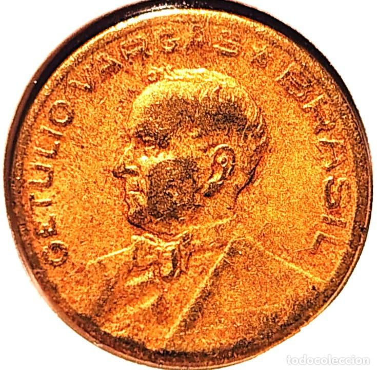Monedas antiguas de Am&eacute;rica: BRASIL (1942-1986) - 10 CENTAVOS 1946 - GET&Uacute;LIO VARGAS - 2,97 GR. BRONCE DE ALUMINIO - DIAMETRO 17,2