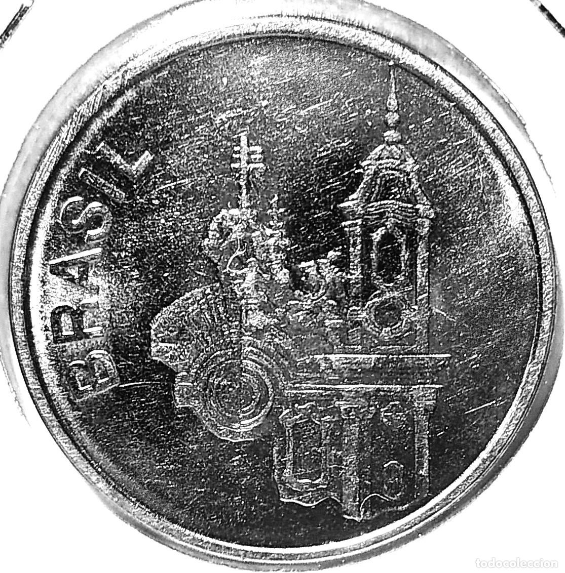 Monedas antiguas de Am&eacute;rica: BRASIL (1942-1986) - 20 CRUCEIROS 1985 - A - 5,63 GR. ACERO INOXIDABLE - DIAMETRO 26 mm - KM#593.2