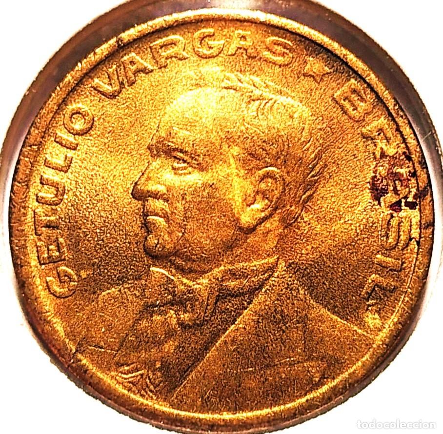 Monedas antiguas de Am&eacute;rica: BRASIL (1942-1986) - 50 CENTAVOS 1944 - GET&Uacute;LIO VARGAS - A - 4,75 GR. BRONCE DE ALUMINIO