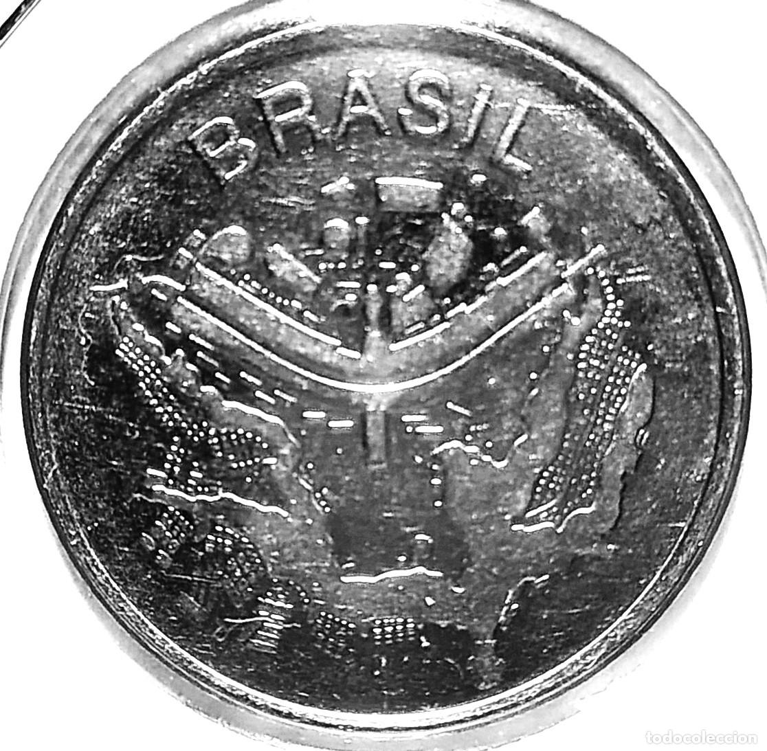 Monedas antiguas de Am&eacute;rica: BRASIL (1942-1986) - 50 CRUCEIROS 1982 - A - 7,34 GR. ACERO INOXIDABLE - DIAMETRO 28 mm - KM#594.1