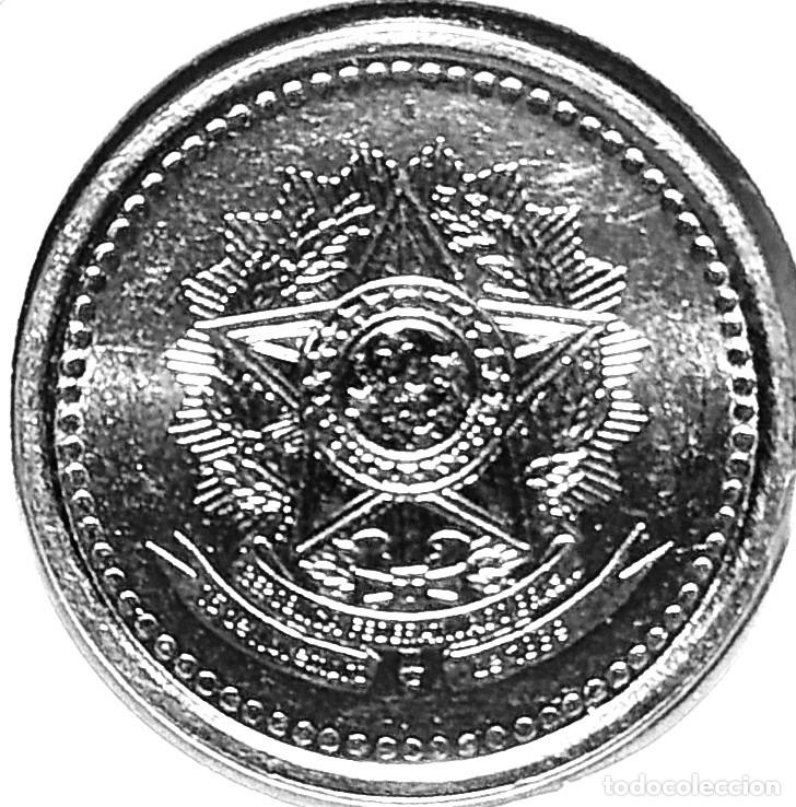 Monedas antiguas de Am&eacute;rica: BRASIL (1942-1986) - 100 CRUCEIROS 1985 - A - 2,05 GR. ACERO INOXIDABLE - DIAMETRO 17 mm - KM#595