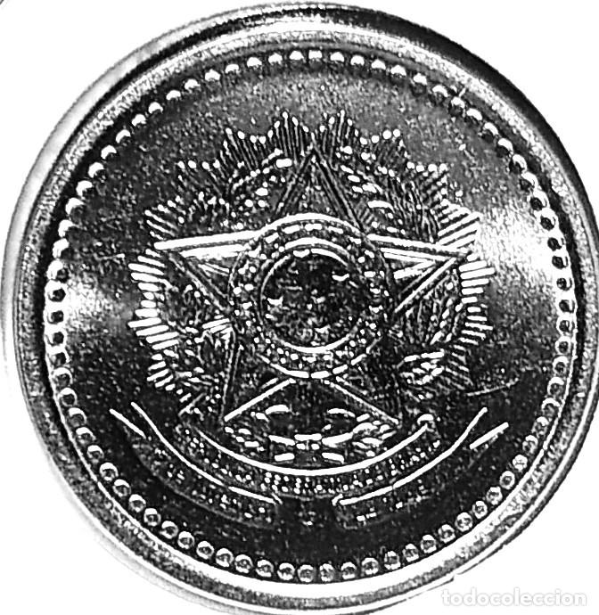 Monedas antiguas de Am&eacute;rica: BRASIL (1942-1986) - 100 CRUCEIROS 1986 - A - 2,05 GR. ACERO INOXIDABLE - DIAMETRO 17 mm - KM#595