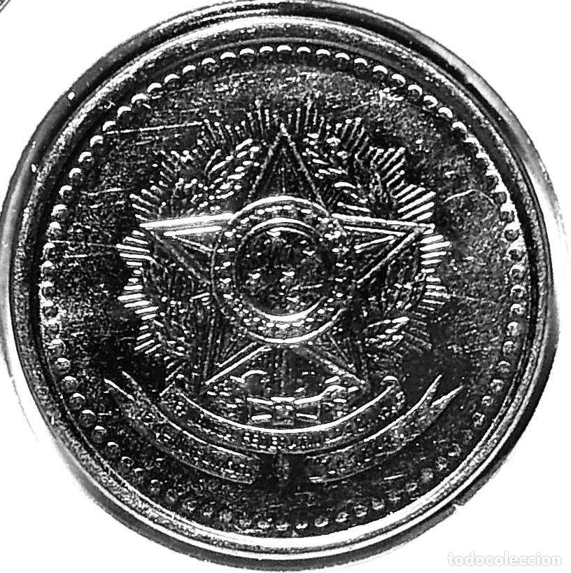Monedas antiguas de Am&eacute;rica: BRASIL (1942-1986) - 200 CRUCEIROS 1986 - A - 2,55 GR. ACERO INOXIDABLE - DIAMETRO 19 mm - KM#596