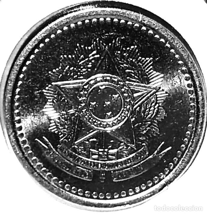 Monedas antiguas de Am&eacute;rica: BRASIL (1986-1988) - 10 CENTAVOS 1986 - CRUZADO - A - 2,16 GR. ACERO INOXIDABLE - DIAMETRO 16,90 mm