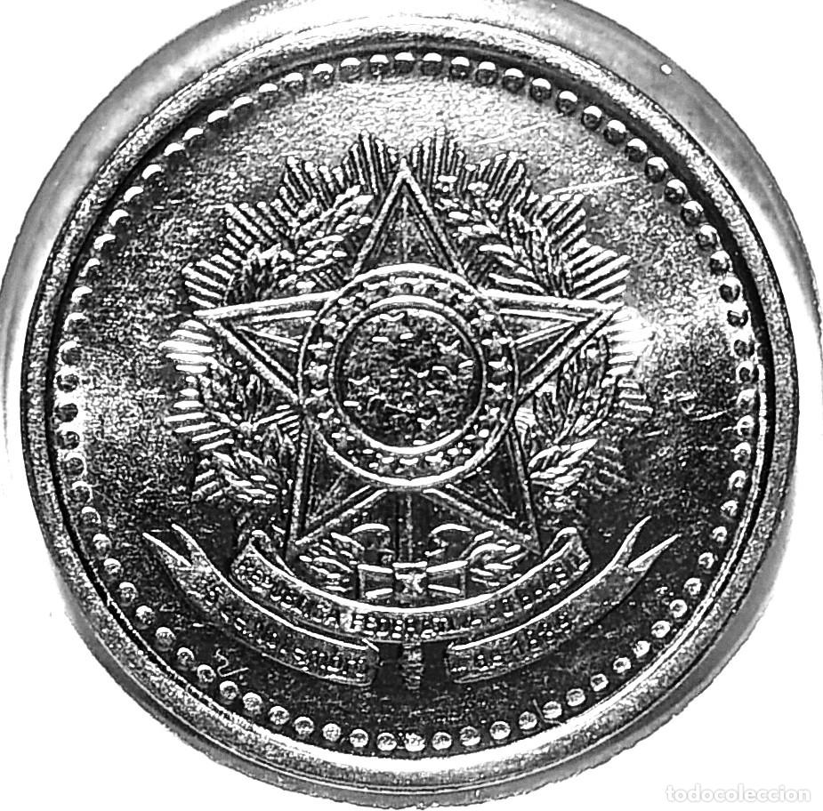 Monedas antiguas de Am&eacute;rica: BRASIL (1986-1988) - 50 CENTAVOS 1986 - CRUZADO - A - 3,65 GR. ACERO INOXIDABLE - DIAMETRO 21 mm
