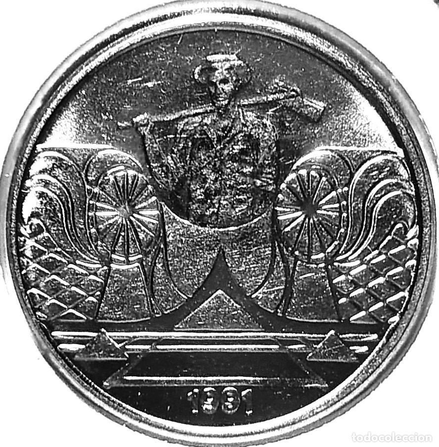 Monedas antiguas de Am&eacute;rica: BRASIL (1990-1993) - 5 CRUCEIROS 1991 - A - 3,97 GR. ACERO INOXIDABLE - DIAMETRO 21,50 mm - KM#618