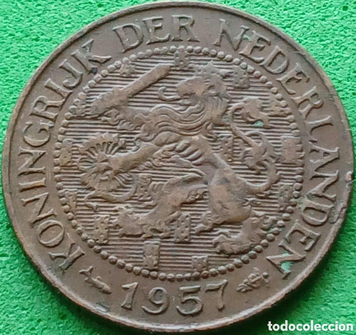 Monedas antiguas de Am&eacute;rica: Surinam 1 cent 1957 km#10a poco com&uacute;n