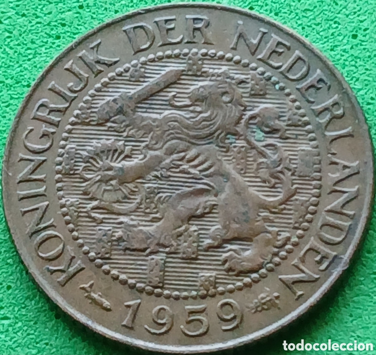 Monedas antiguas de Am&eacute;rica: Surinam 1 cent 1959 km#10a