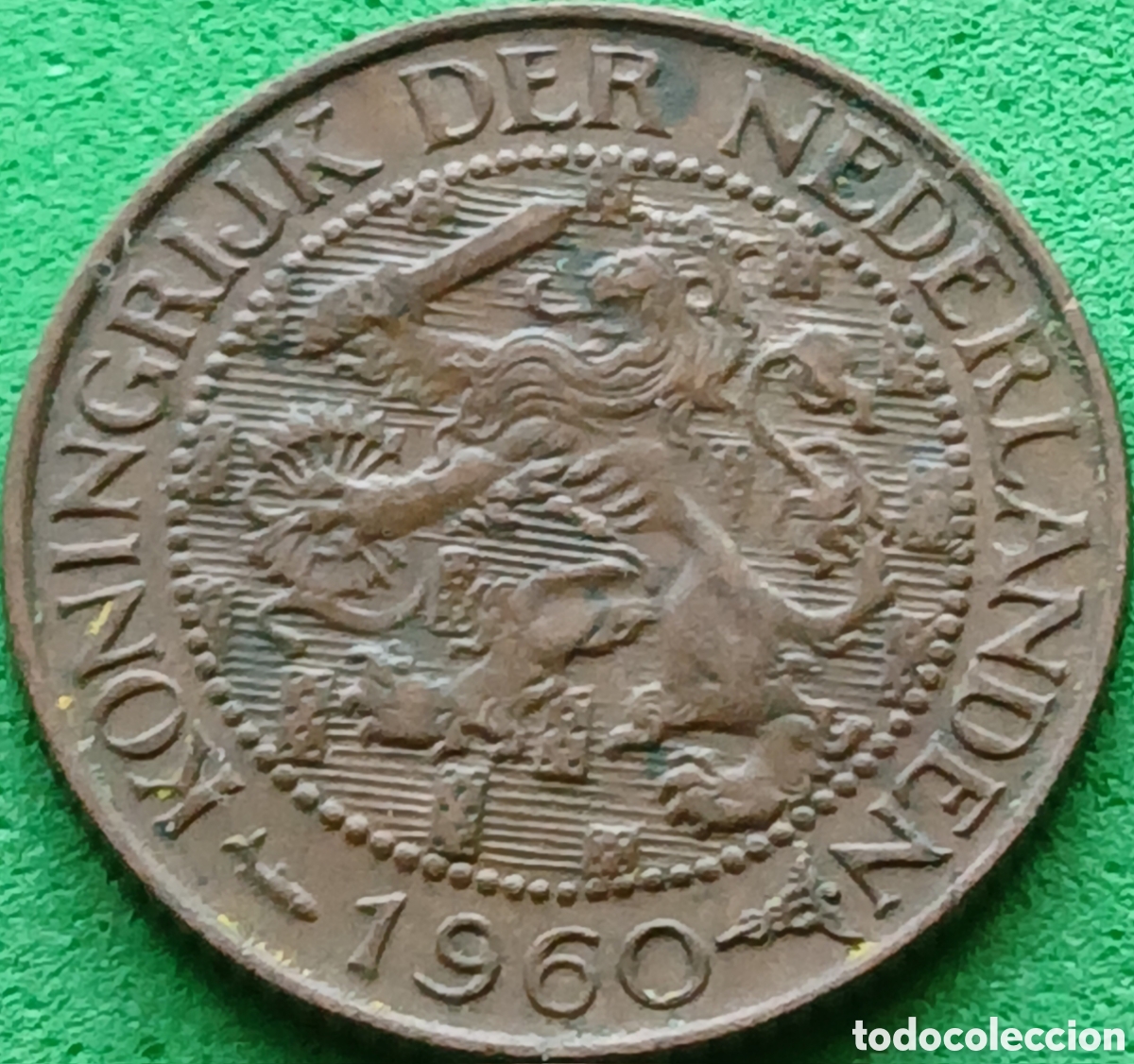 Monedas antiguas de Am&eacute;rica: Surinam 1 cent 1960 km#10a